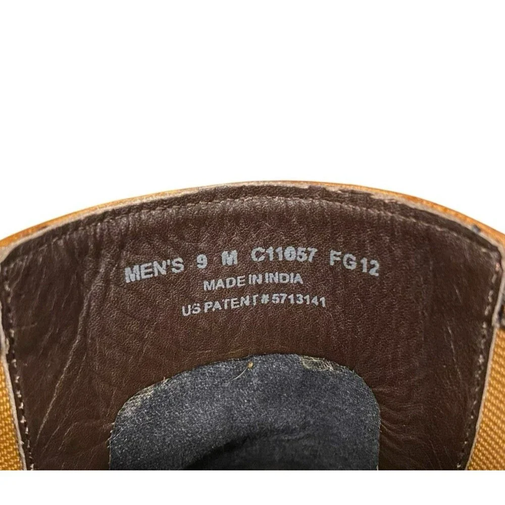 Cole Haan Chelsea Boots Men's 9M Tan Brown Leather Ankle Pull On Comfort C11057